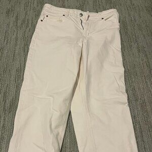 H&M White Jeans 28